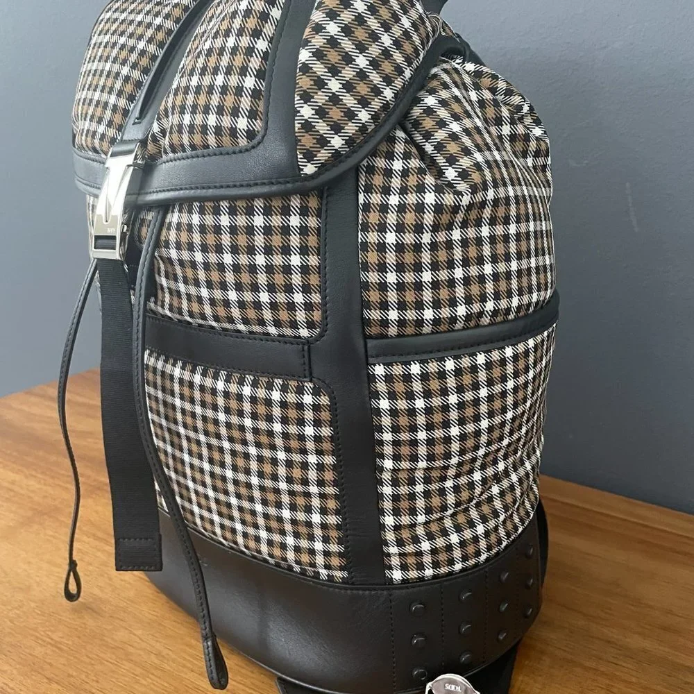 Tod's Italy Fabric Backpack, Tech New Gommini Medio, XBMTDSG9300NRHXTT3